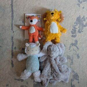 Baby Plush Rattle & Crinkle Toys